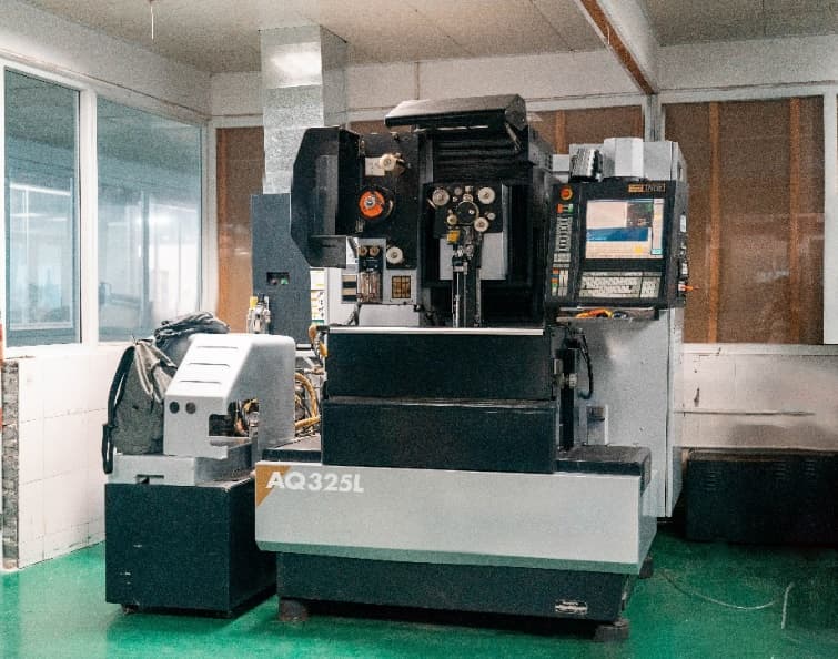 EDM at a partner manufacturing facility